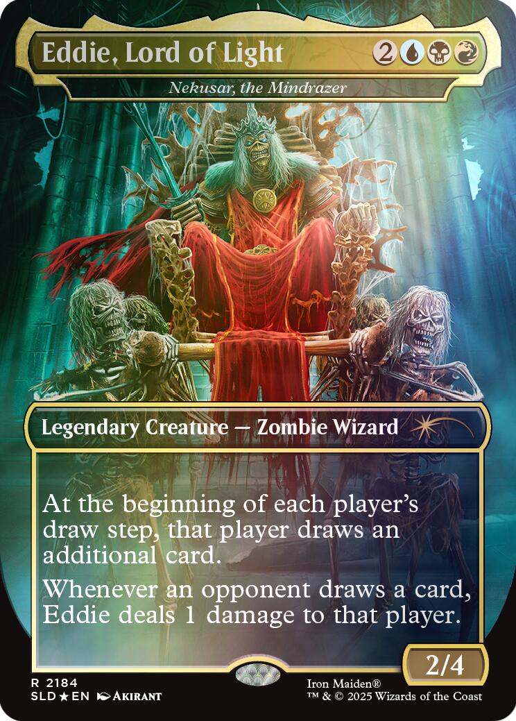 Eddie, Lord of Light - Nekusar, the Mindrazer (Rainbow Foil) [Secret Lair Drop Series] | The CG Realm