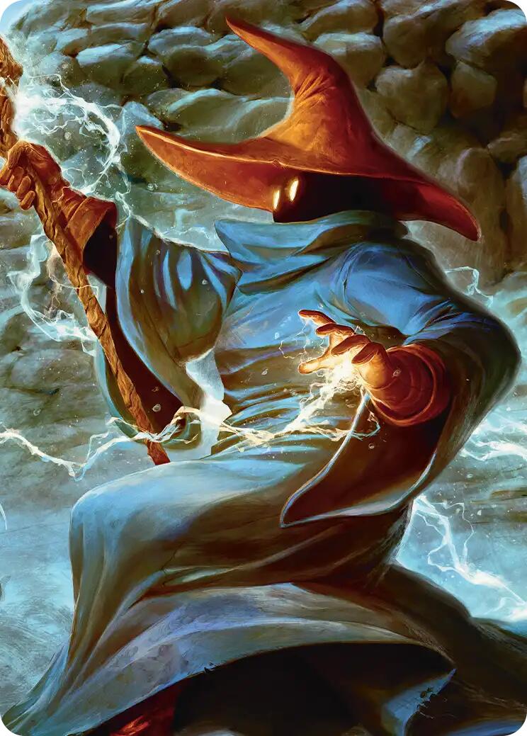 The Destined Black Mage Scene Art Card [FINAL FANTASY Art Series] | The CG Realm