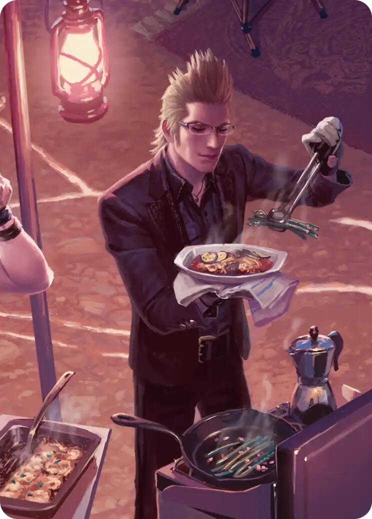 Campsite Cuisine Scene Art Card [FINAL FANTASY Art Series] | The CG Realm