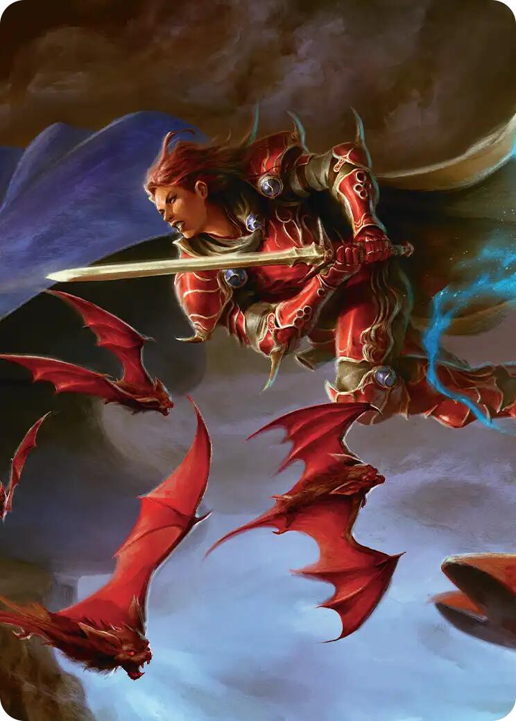 The Destined Warrior Scene Art Card [FINAL FANTASY Art Series] | The CG Realm