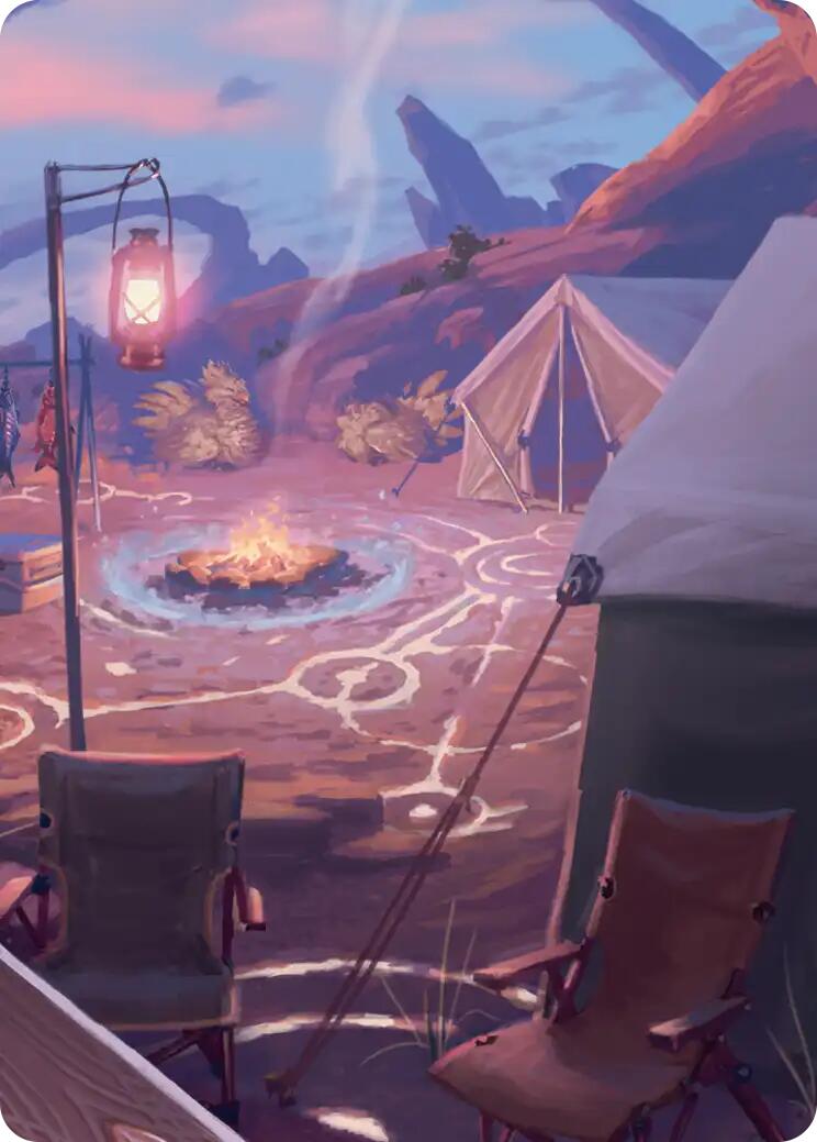 Chocobo Camp Scene Art Card [FINAL FANTASY Art Series] | The CG Realm