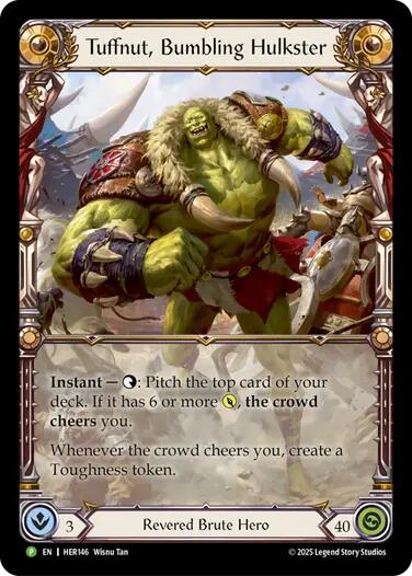 Tuffnut, Bumbling Hulkster [HER146] (Promo)  Rainbow Foil | The CG Realm