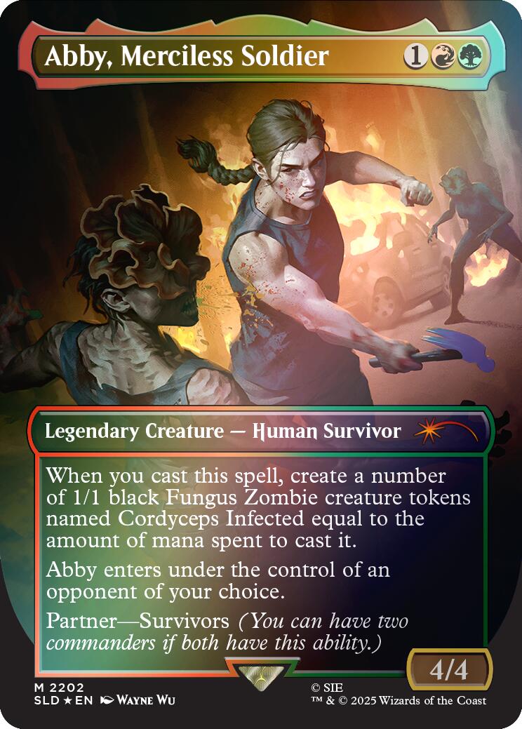 Abby, Merciless Soldier (Rainbow Foil) [Secret Lair Drop Series] | The CG Realm