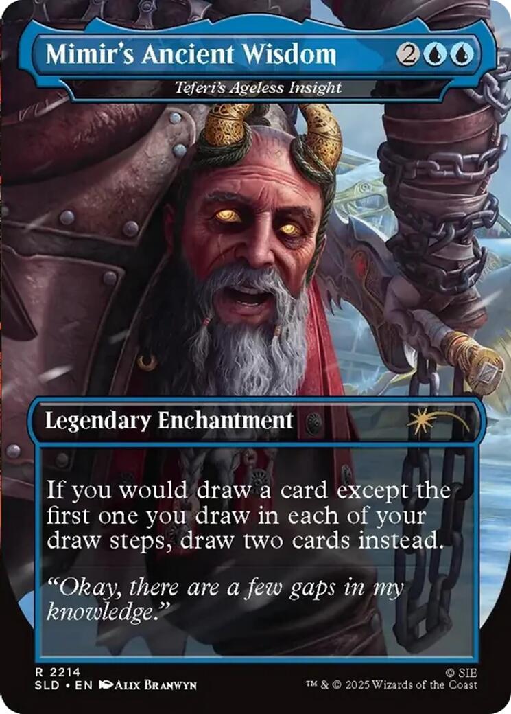 Mimir's Ancient Wisdom - Teferi's Ageless Insight (SLD-2214) - Secret Lair Drop Series