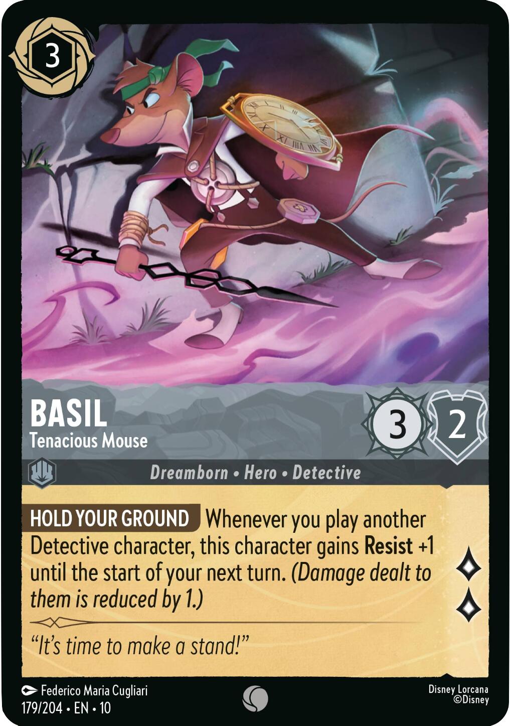Basil - Tenacious Mouse (179/204) [Whispers in the Well] | The CG Realm