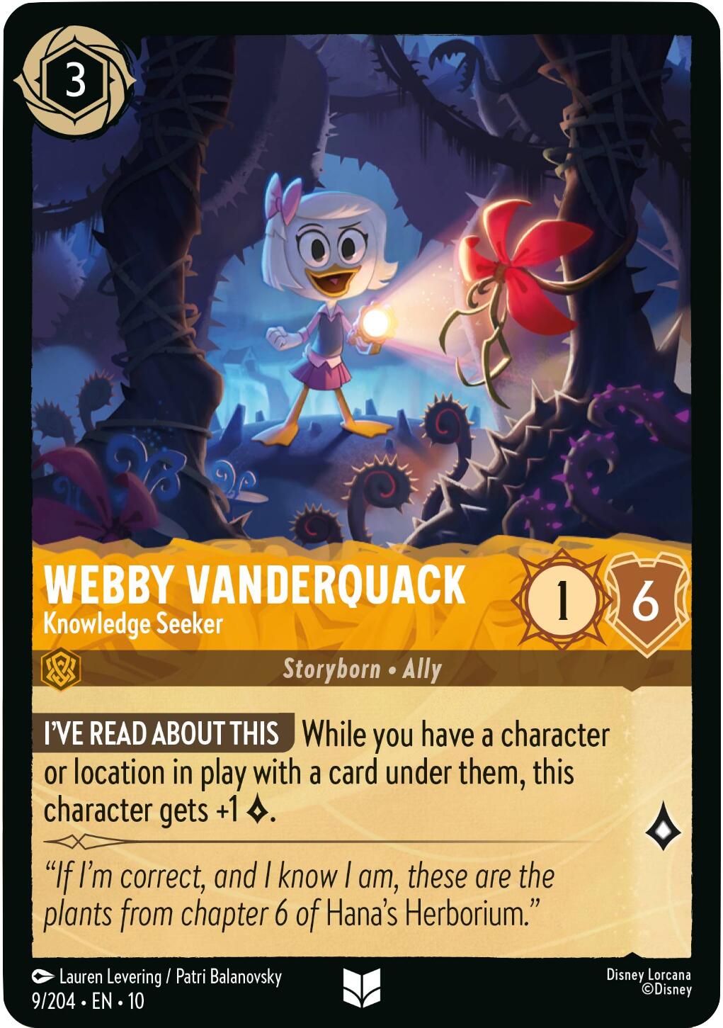 Webby Vanderquack - Knowledge Seeker (9/204) [Whispers in the Well] | The CG Realm