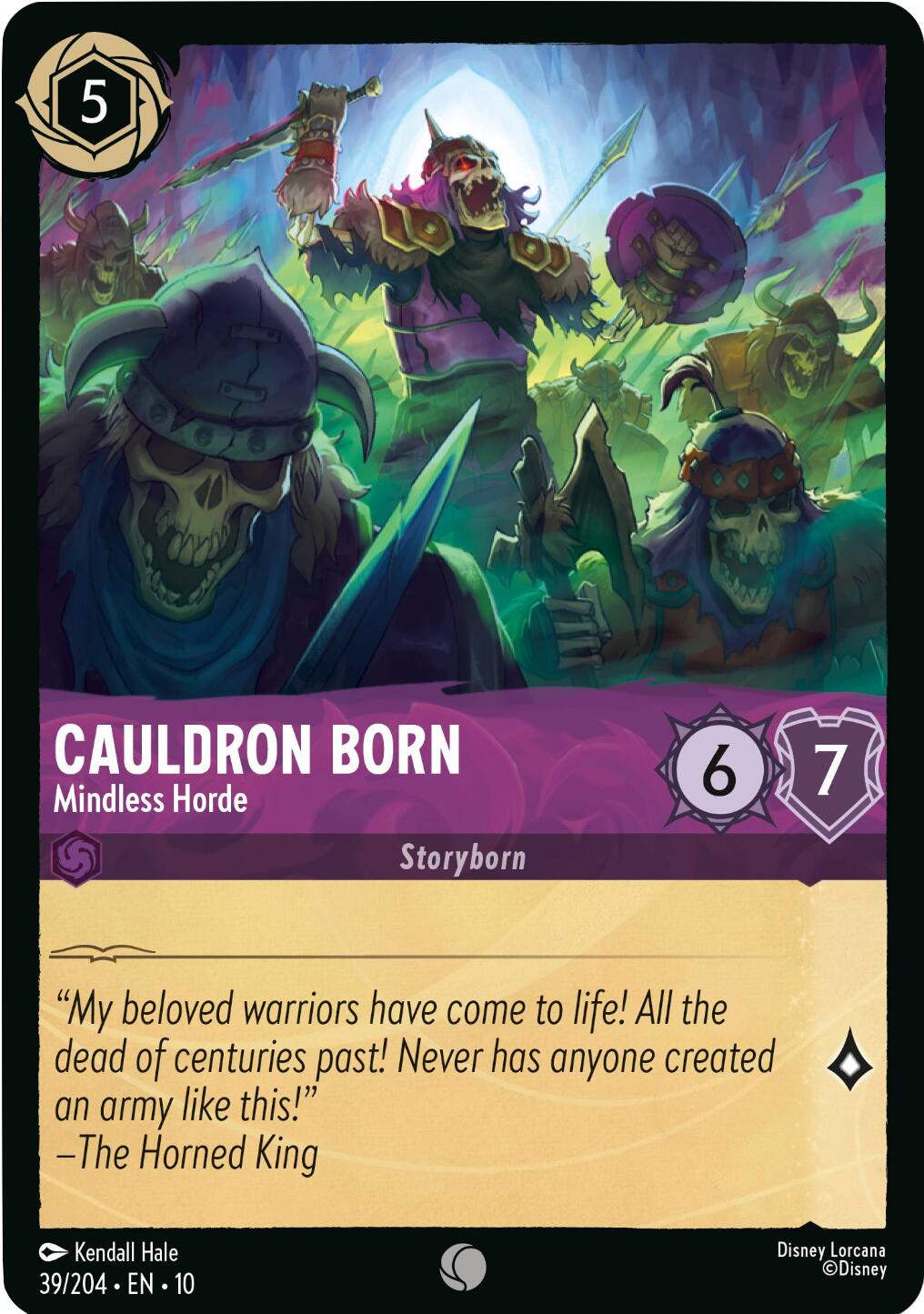 Cauldron Born - Mindless Horde (39/204) [Whispers in the Well] | The CG Realm