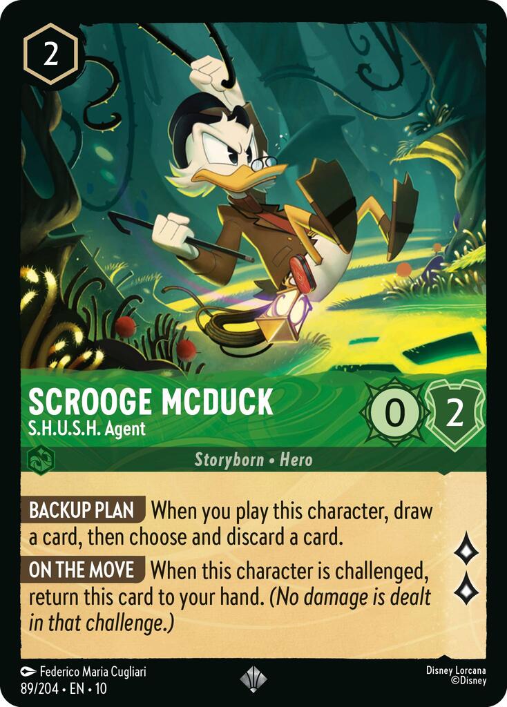 Scrooge McDuck - S.H.U.S.H. Agent (89/204) [Whispers in the Well] | The CG Realm