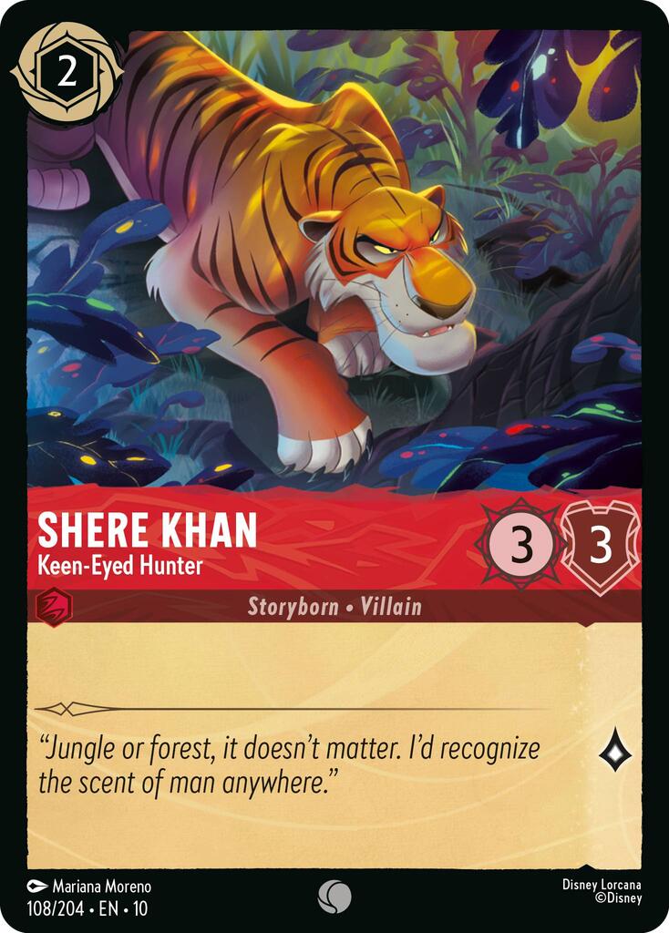 Shere Khan - Keen-Eyed Hunter (108/204) [Whispers in the Well] | The CG Realm