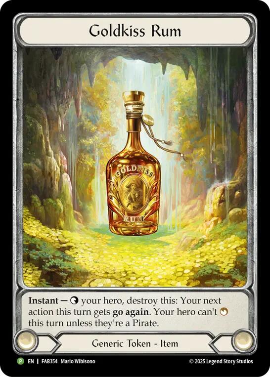 Goldkiss Rum [FAB354] (Promo)  Cold Foil | The CG Realm