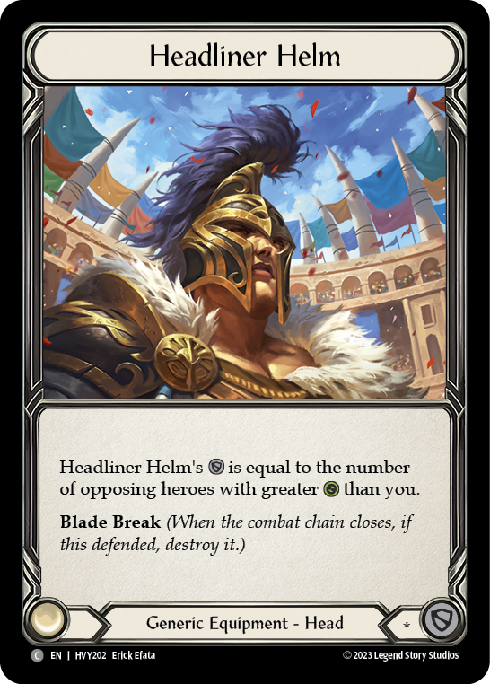 Headliner Helm [HVY202] (Heavy Hitters) | The CG Realm