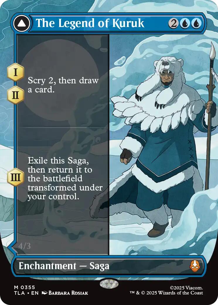 The Legend of Kuruk (Borderless) (TLA-355) - Avatar: The Last Airbender