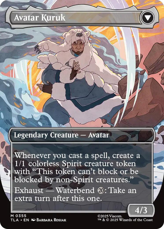 The Legend of Kuruk (Borderless) (TLA-355) - Avatar: The Last Airbender