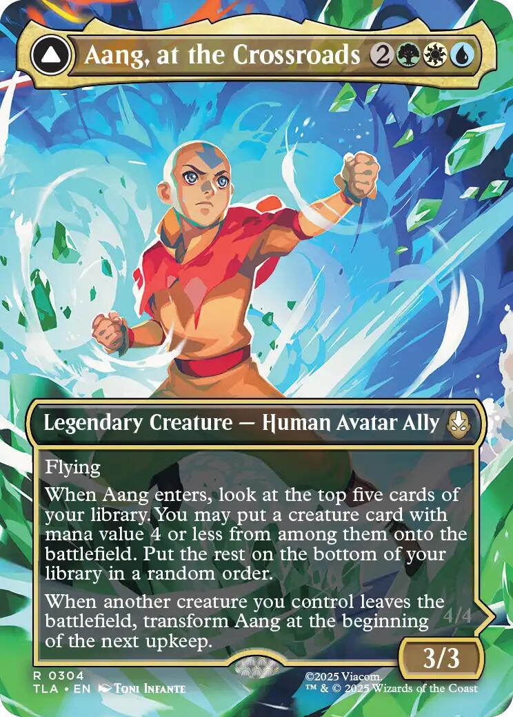 Aang, at the Crossroads (Borderless) [Avatar: The Last Airbender] | The CG Realm