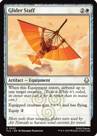 Glider Staff (TLA-022) - Avatar: The Last Airbender
