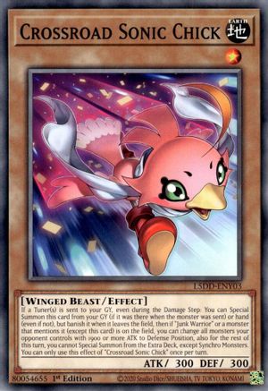 Crossroad Sonic Chick (L5DD-ENY03) - Legendary 5D's Decks 1st Edition