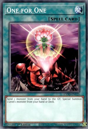 One for One (L5DD-ENY25) - Legendary 5D's Decks 1st Edition