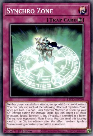 Synchro Zone (L5DD-ENY30) - Legendary 5D's Decks 1st Edition