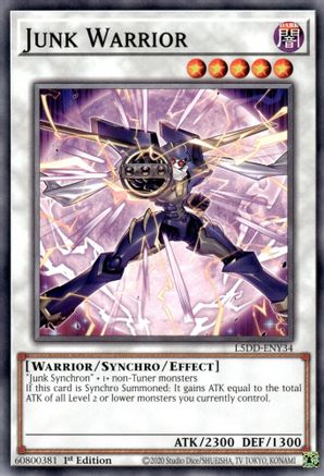 Junk Warrior (L5DD-ENY34) - Legendary 5D's Decks 1st Edition