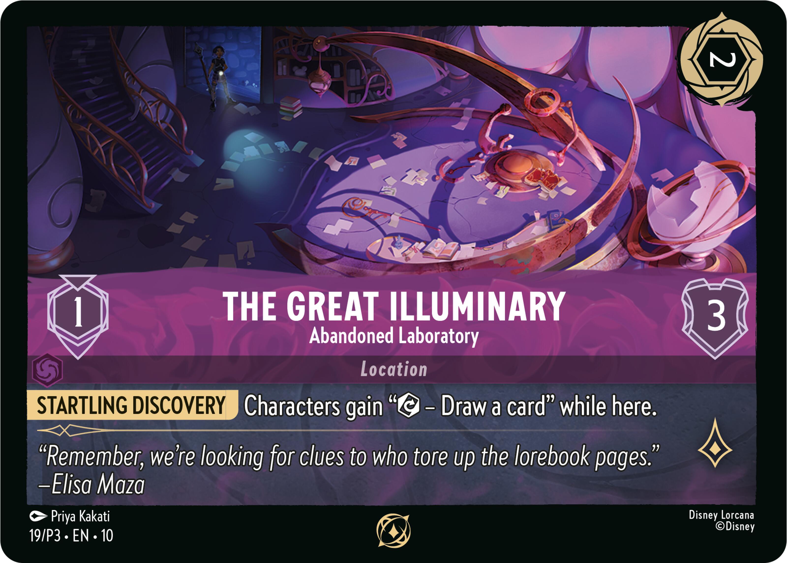 The Great Illuminary - Abandoned Laboratory (19) [Promo Cards] | The CG Realm