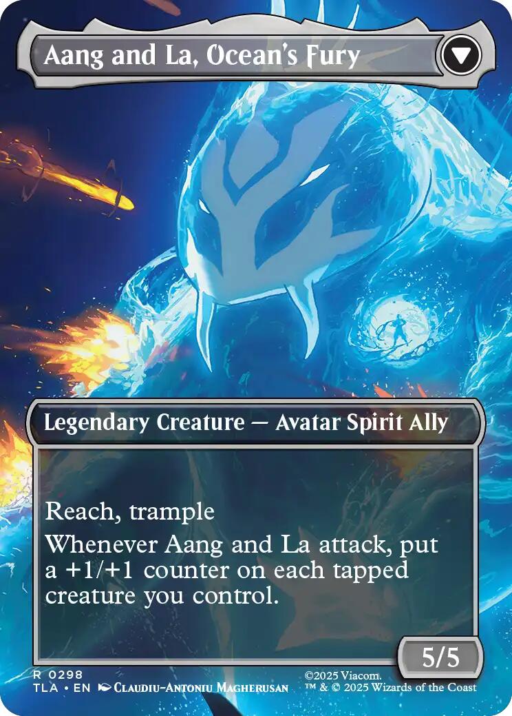 Aang, Swift Savior (0298) (Borderless) (TLA-298) - Avatar: The Last Airbender