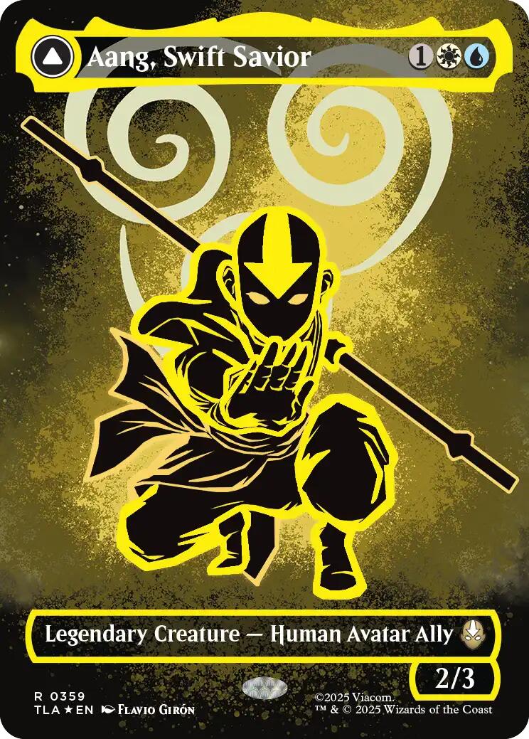 Aang, Swift Savior (359) (Borderless) [Avatar: The Last Airbender] | The CG Realm