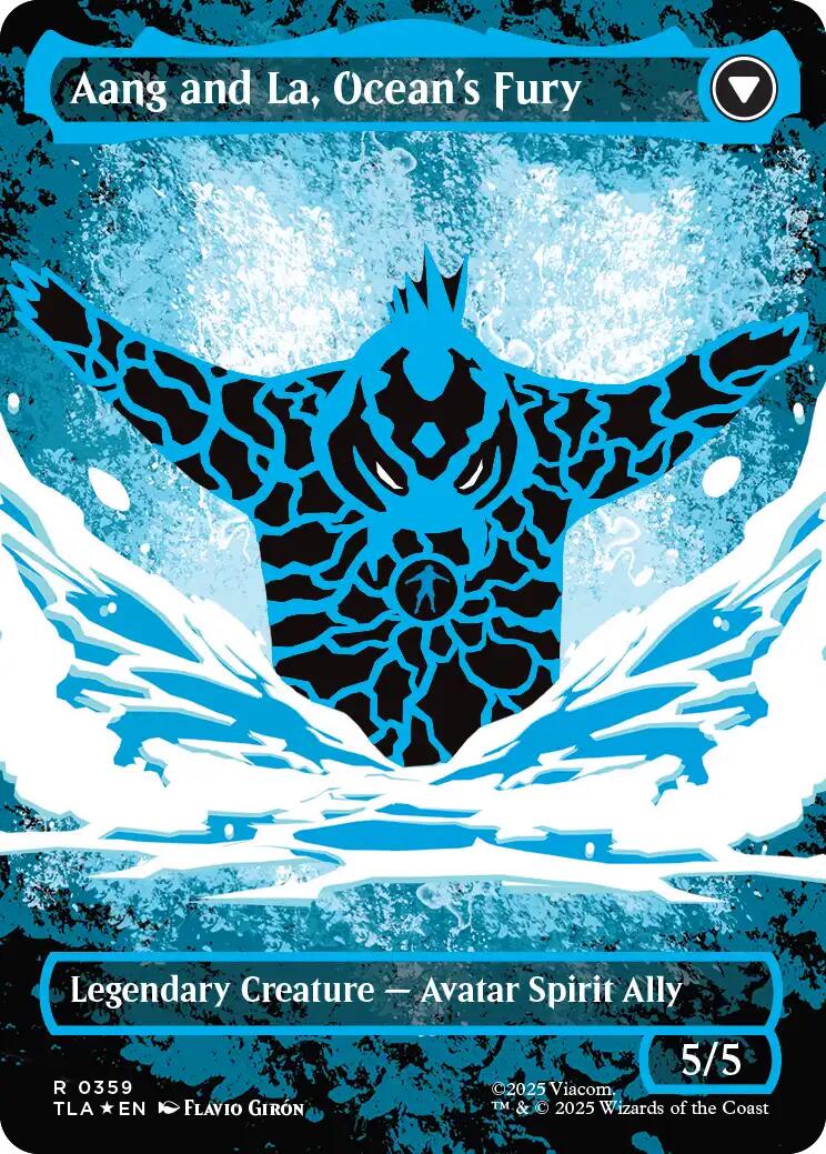 Aang, Swift Savior (Borderless) (Neon Ink Foil) (TLA-359) - Avatar: The Last Airbender Foil