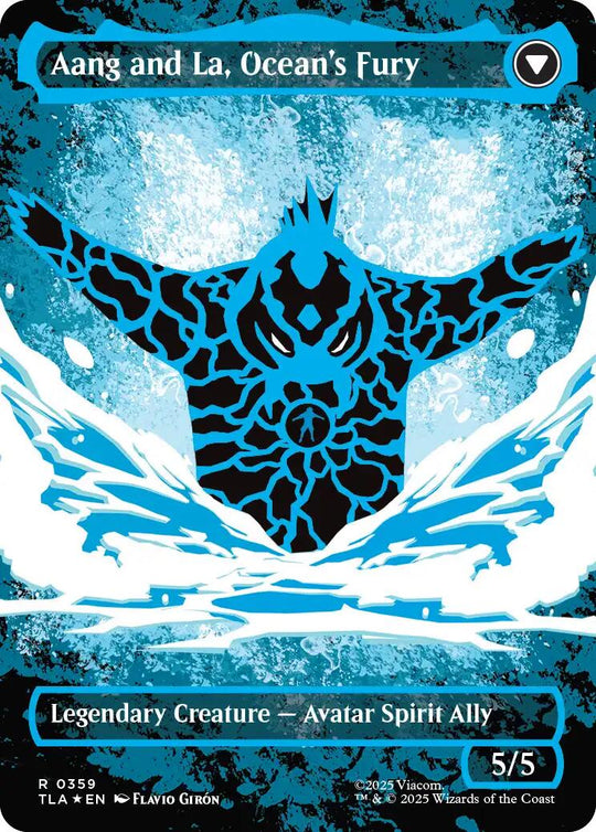 Aang, Swift Savior (Borderless) (Neon Ink Foil) (TLA-359) - Avatar: The Last Airbender Foil