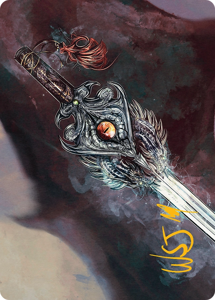 Dragonfire Blade Art Card (40/54) [Tarkir: Dragonstorm Art Series] | The CG Realm