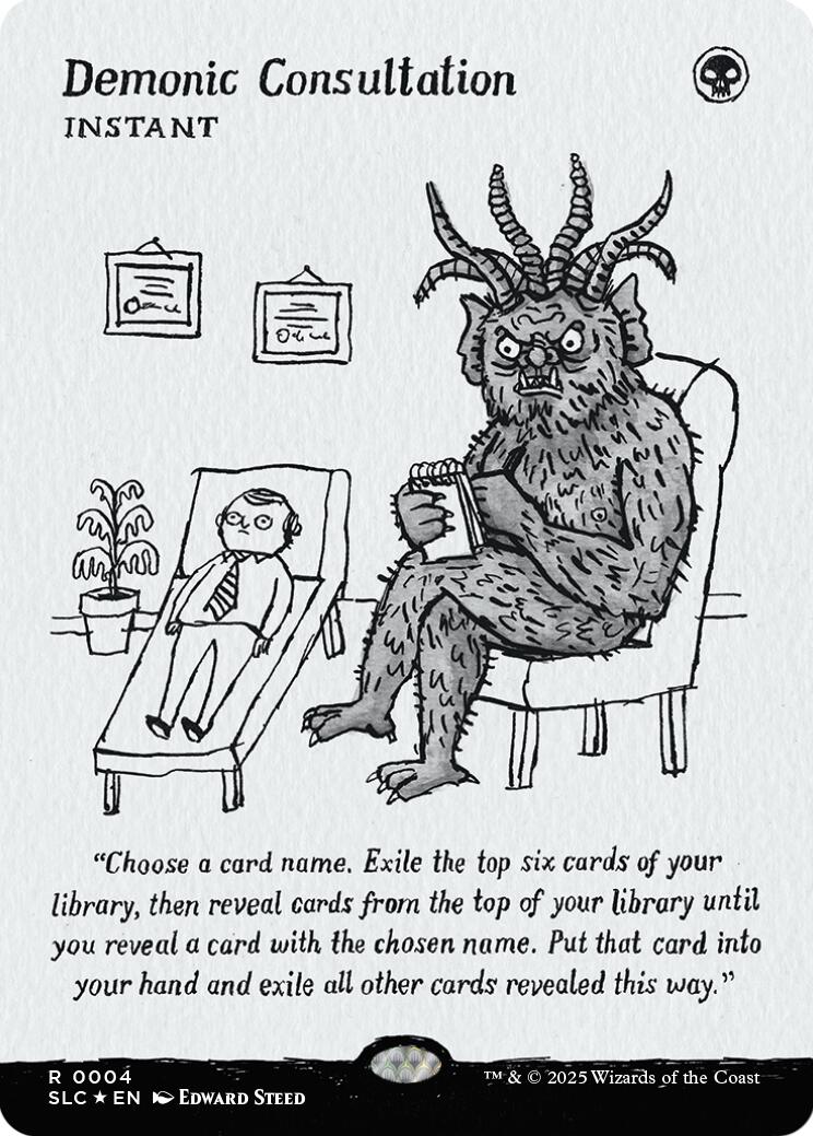 Demonic Consultation (Halo Foil) [Secret Lair Countdown Kit] | The CG Realm