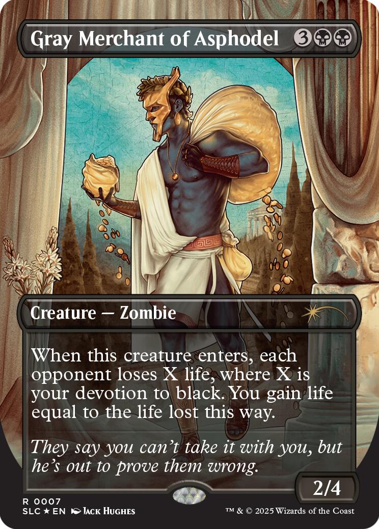 Gray Merchant of Asphodel (Halo Foil) [Secret Lair Countdown Kit] | The CG Realm