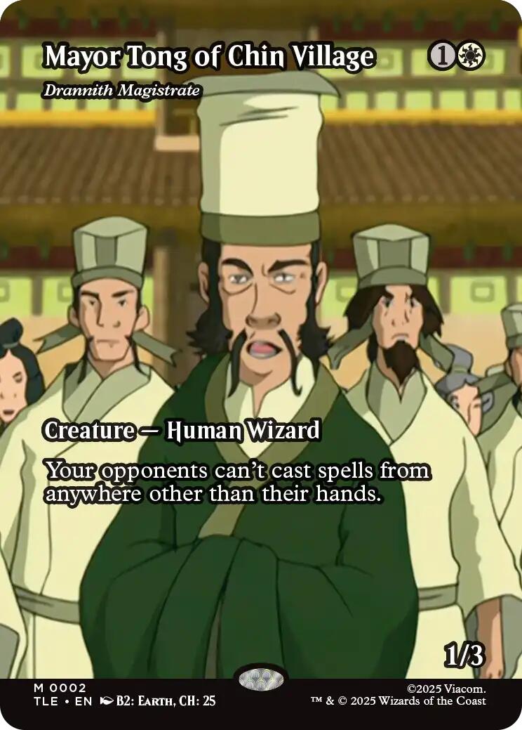Mayor Tong of Chin Village - Drannith Magistrate (Borderless) [Avatar: The Last Airbender: Eternal-Legal] | The CG Realm