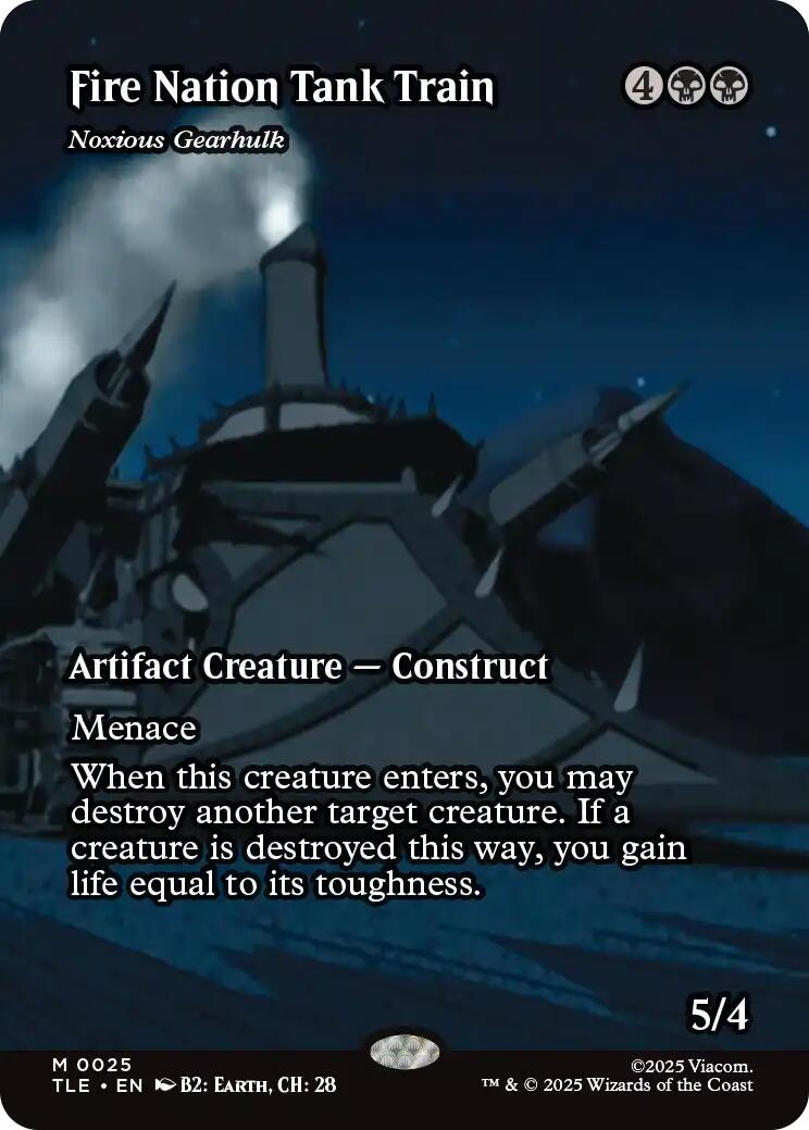 Fire Nation Tank Train - Noxious Gearhulk (Borderless) [Avatar: The Last Airbender: Eternal-Legal] | The CG Realm