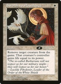 Swords to Plowshares (4th Place) (Oversized) [Oversize Cards] | The CG Realm