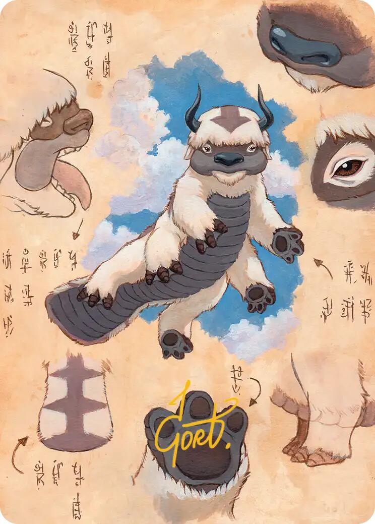 Appa, Steadfast Guardian Art Card (Gold-Stamped Signature) [Avatar: The Last Airbender Art Series] | The CG Realm