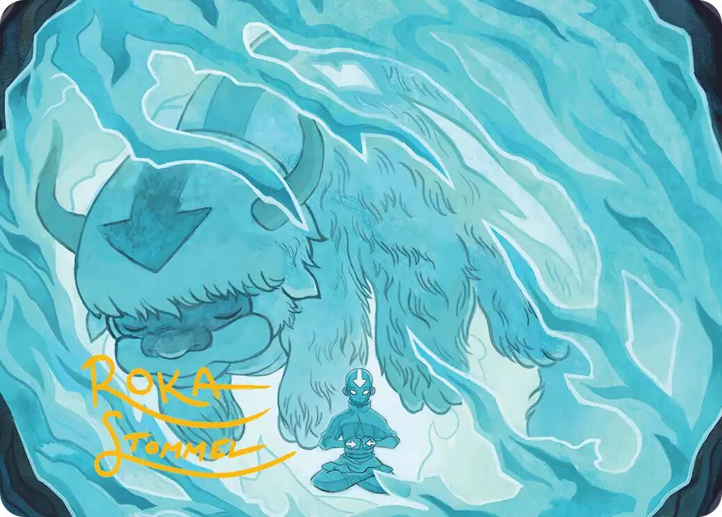 Aang's Iceberg 2 Art Card (Gold-Stamped Signature) [Avatar: The Last Airbender Art Series] | The CG Realm