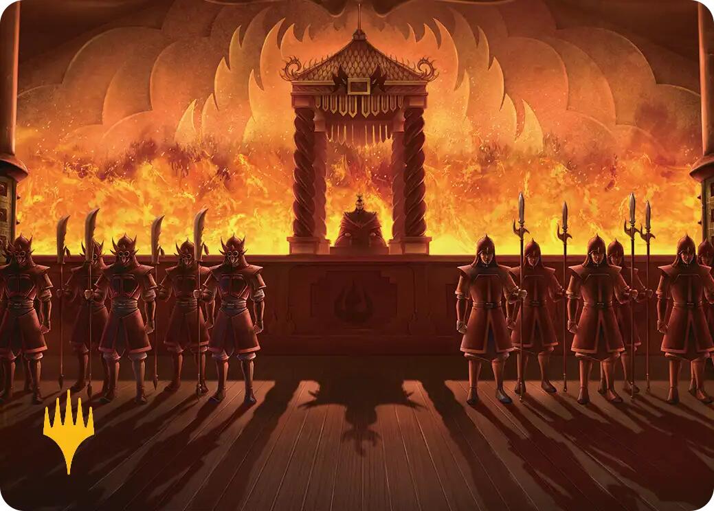 Fire Lord Ozai Art Card (Gold-Stamped Planeswalker Symbol) [Avatar: The Last Airbender Art Series] | The CG Realm