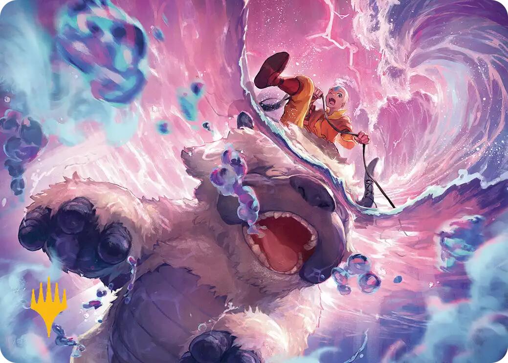 Storm of Memories Art Card (Gold-Stamped Planeswalker Symbol) [Avatar: The Last Airbender Art Series] | The CG Realm