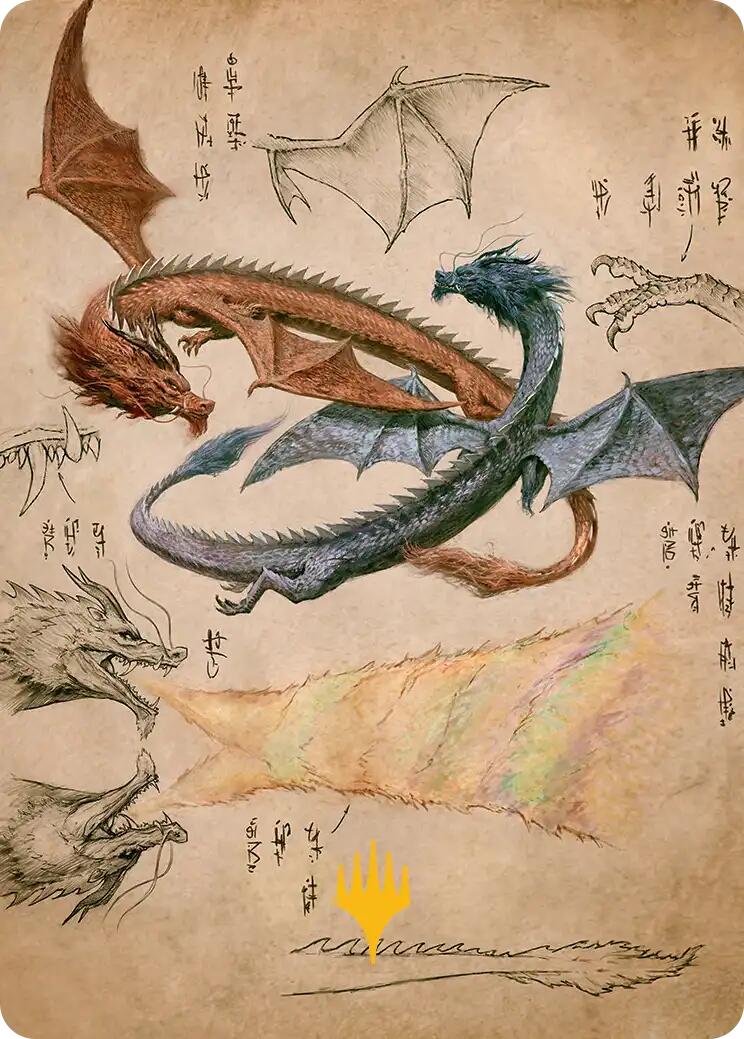 Ran and Shaw Art Card (Gold-Stamped Planeswalker Symbol) [Avatar: The Last Airbender Art Series] | The CG Realm