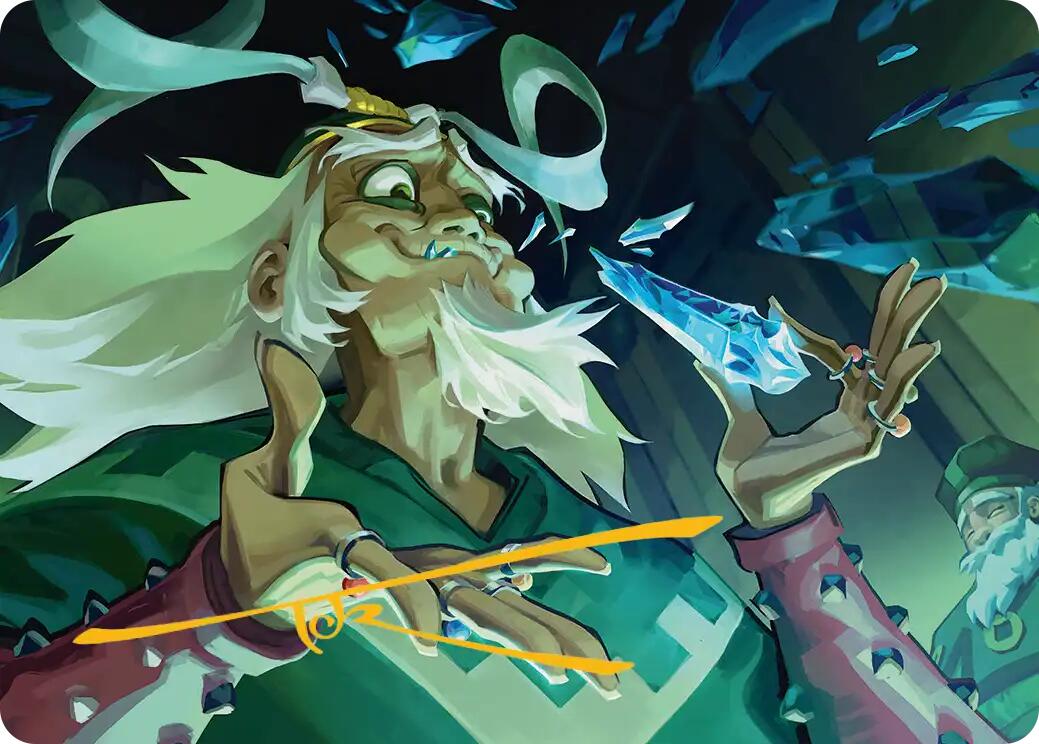 Bumi, King of Three Trials Art Card (Gold-Stamped Signature) [Avatar: The Last Airbender Art Series] | The CG Realm