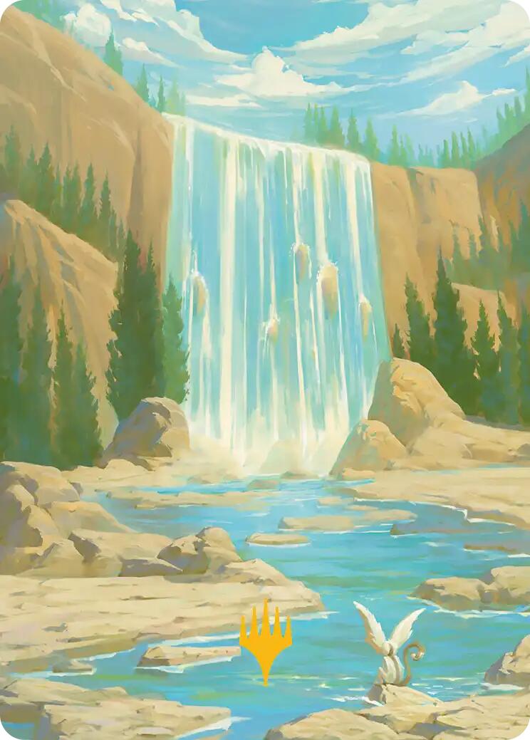 Island Art Card (Gold-Stamped Signature) [Avatar: The Last Airbender Art Series] | The CG Realm