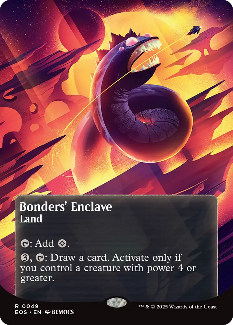 Bonders' Enclave (0049) (Borderless) [Edge of Eternities: Stellar Sights] | The CG Realm
