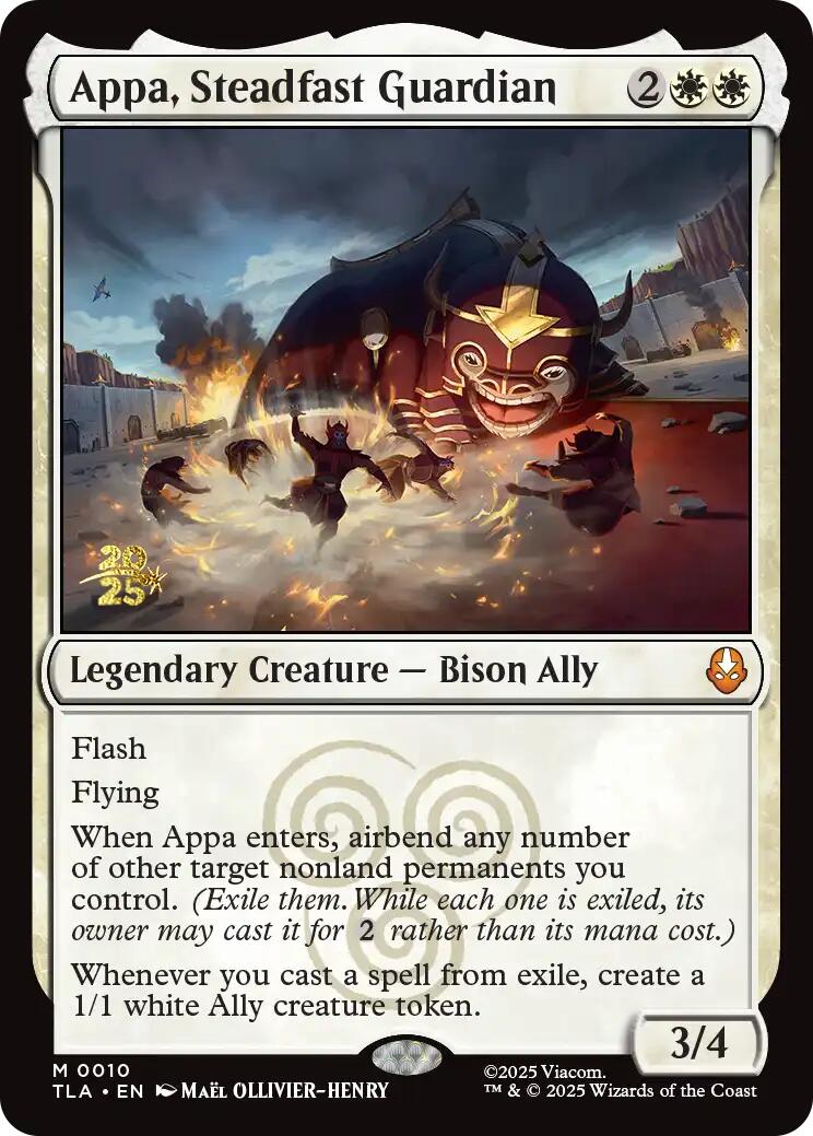 Appa, Steadfast Guardian [Avatar: The Last Airbender Prerelease Cards] | The CG Realm