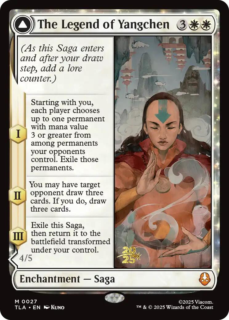 The Legend of Yangchen [Avatar: The Last Airbender Prerelease Cards] | The CG Realm