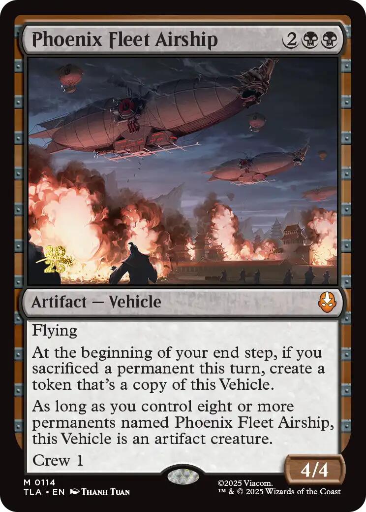 Phoenix Fleet Airship [Avatar: The Last Airbender Prerelease Cards] | The CG Realm