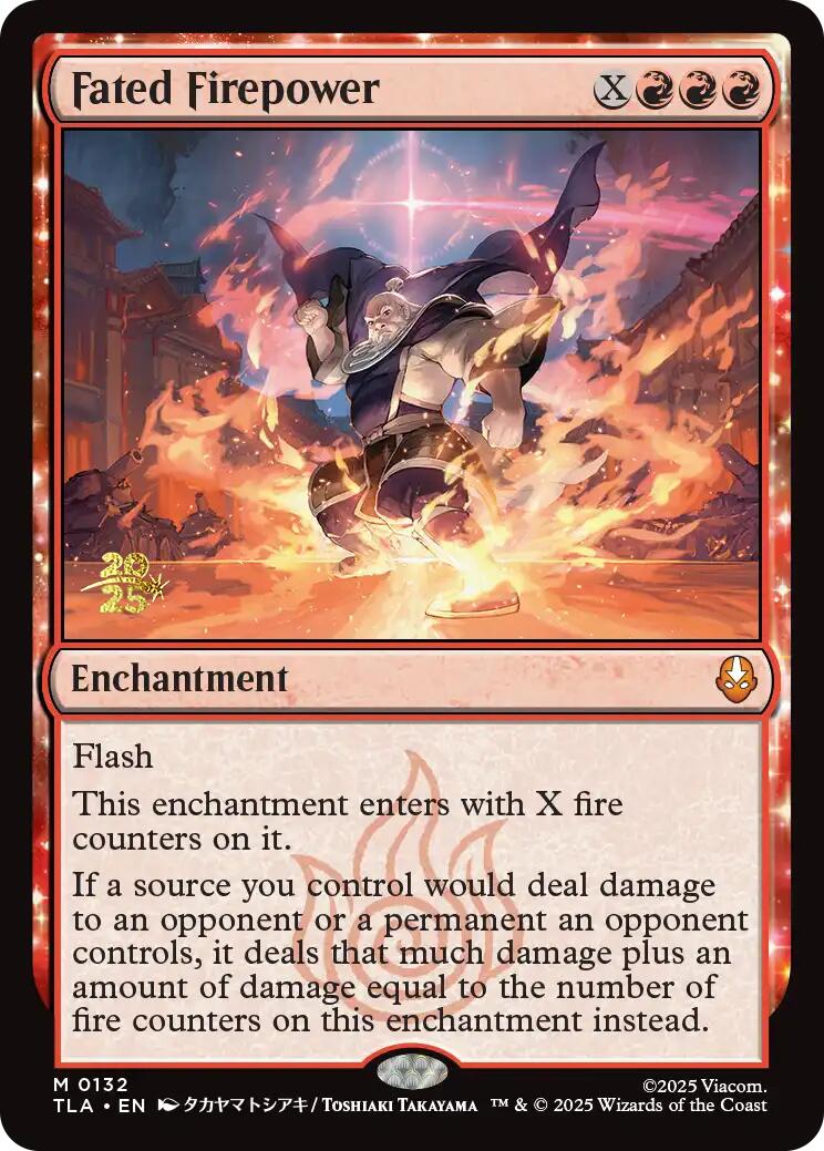 Fated Firepower [Avatar: The Last Airbender Prerelease Cards] | The CG Realm