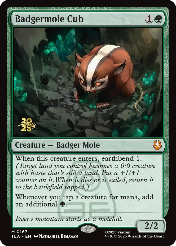 Badgermole Cub [Avatar: The Last Airbender Prerelease Cards] | The CG Realm