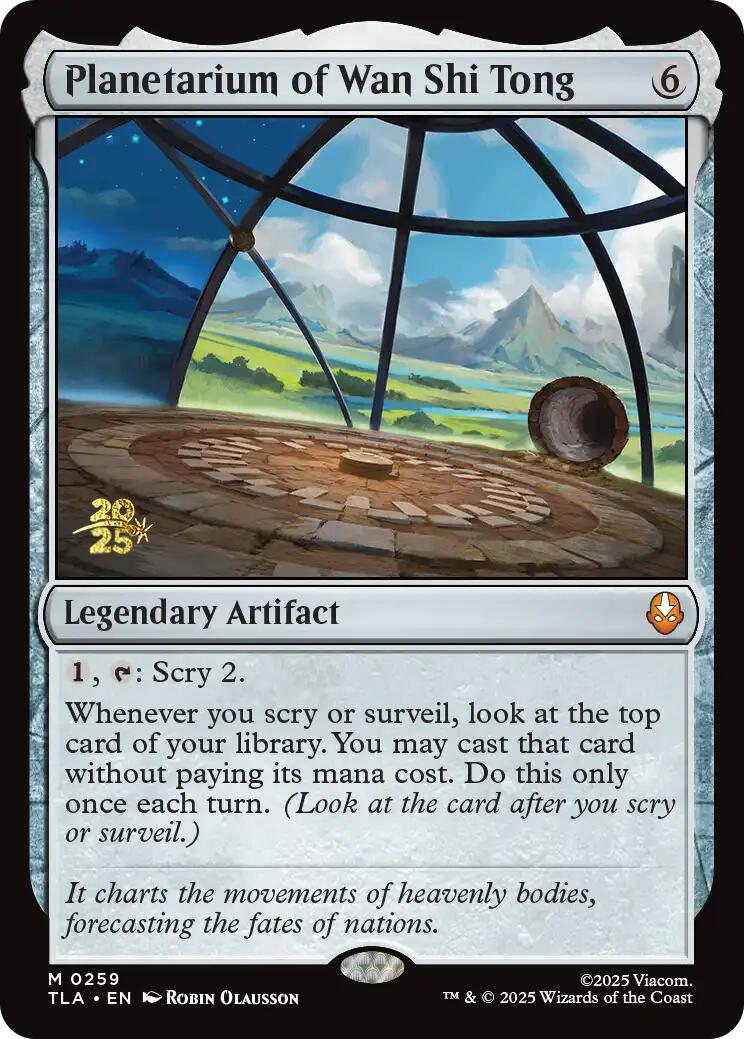 Planetarium of Wan Shi Tong [Avatar: The Last Airbender Prerelease Cards] | The CG Realm