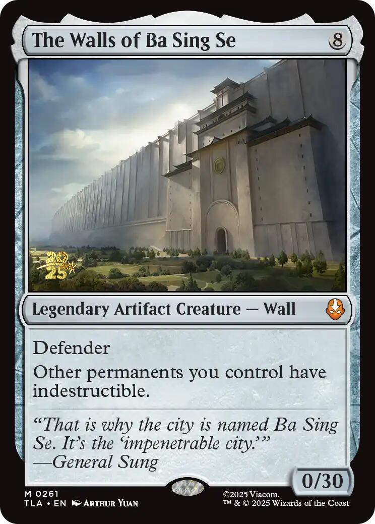 The Walls of Ba Sing Se [Avatar: The Last Airbender Prerelease Cards] | The CG Realm