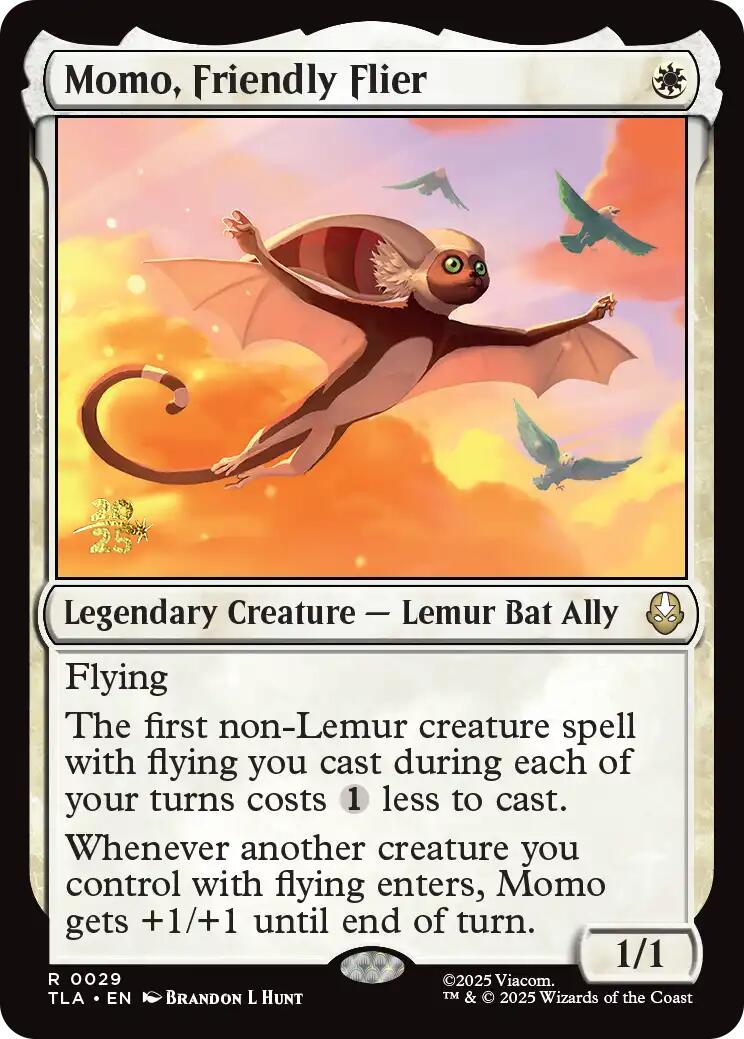 Momo, Friendly Flier [Avatar: The Last Airbender Prerelease Cards] | The CG Realm